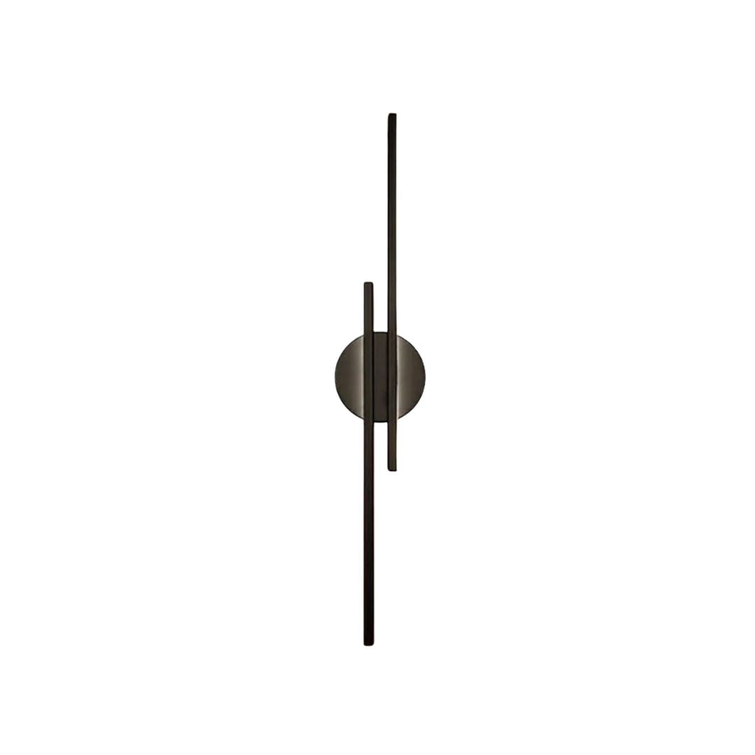 Modern Vertical Wall Sconce Light - Elegant LED Wall Light for Narrow Spaces, Warm Atmosphere, Metal and Acrylic Design