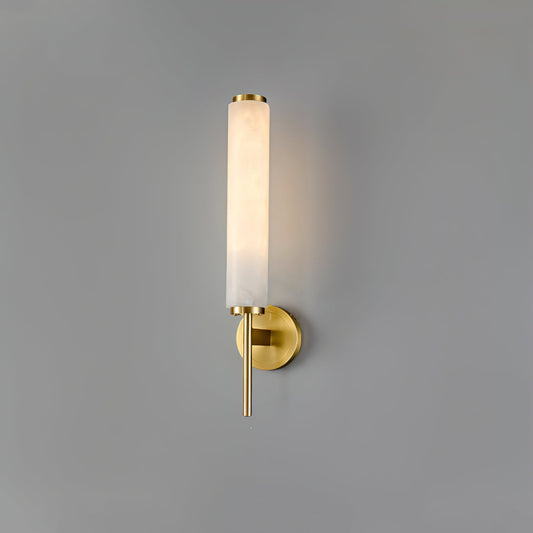 Modern Brass Wall Sconce with Double Tube Lights - Elegant Wall Lamp for Living Room and Bedroom Decor