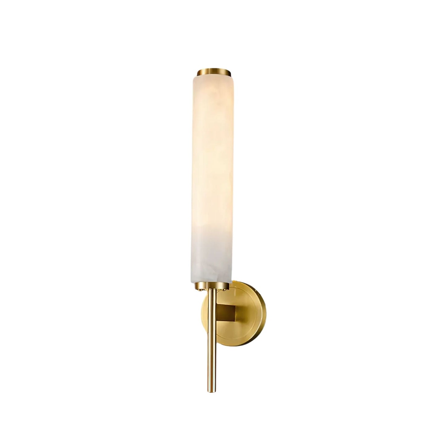 Modern Brass Wall Sconce with Double Tube Lights - Elegant Wall Lamp for Living Room and Bedroom Decor