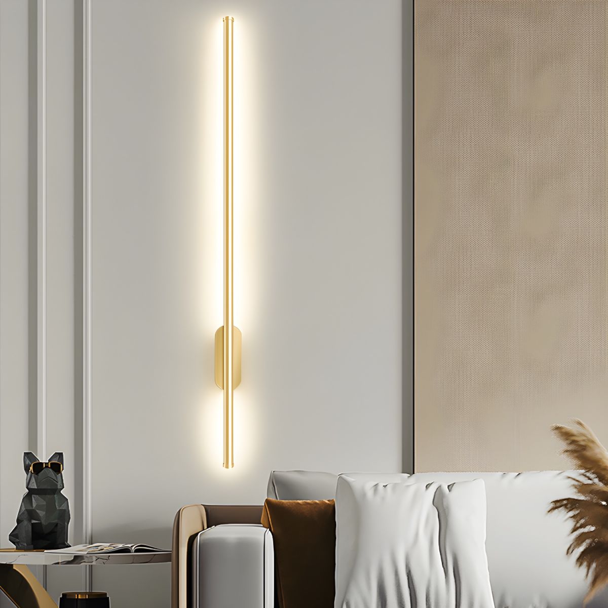 Modern Elegant Wall Light Sconces - Luxurious Design for Bathroom and Home Decor - Available in Gold or Black
