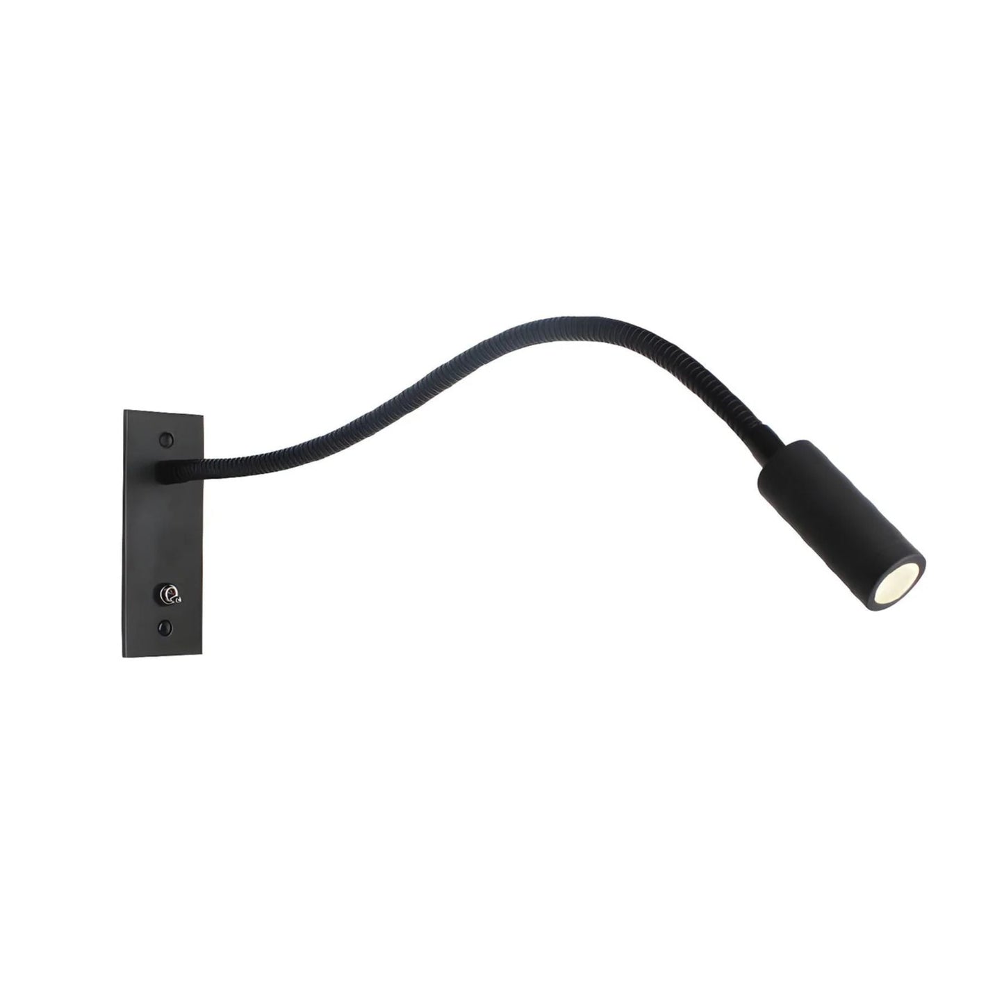 Elezor Flexible Wall Lamp with Gooseneck and LED Lighting - Modern Wall Sconce for Reading and Work Spaces