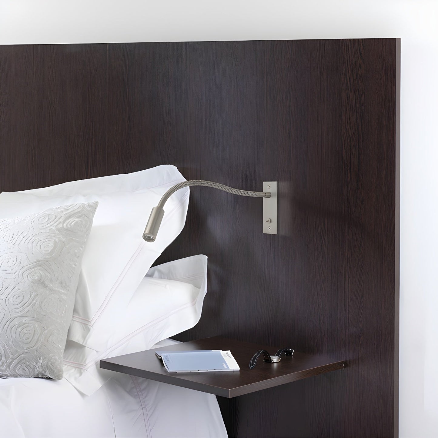 Elezor Flexible Wall Lamp with Gooseneck and LED Lighting - Modern Wall Sconce for Reading and Work Spaces