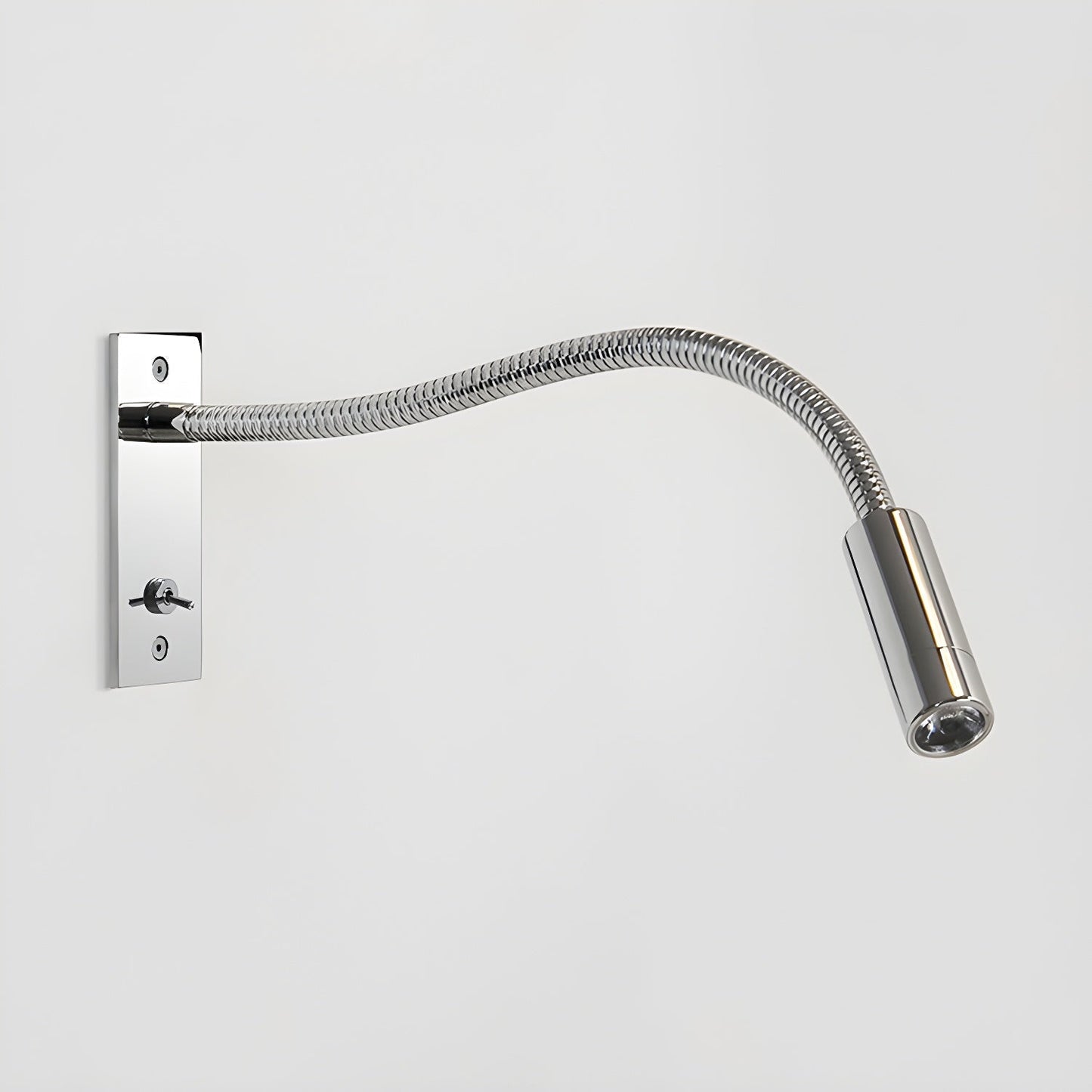 Elezor Flexible Wall Lamp with Gooseneck and LED Lighting - Modern Wall Sconce for Reading and Work Spaces