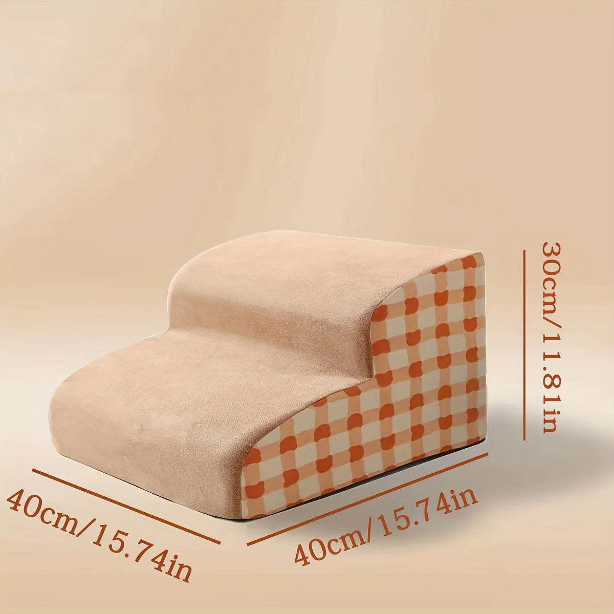 Escalier/rampe sécurisé(e) pour chien en mousse haute densité (2/3 marches), antidérapant(e), idéal(e) pour chiens âgés ou souffrant de douleurs articulaires. 2