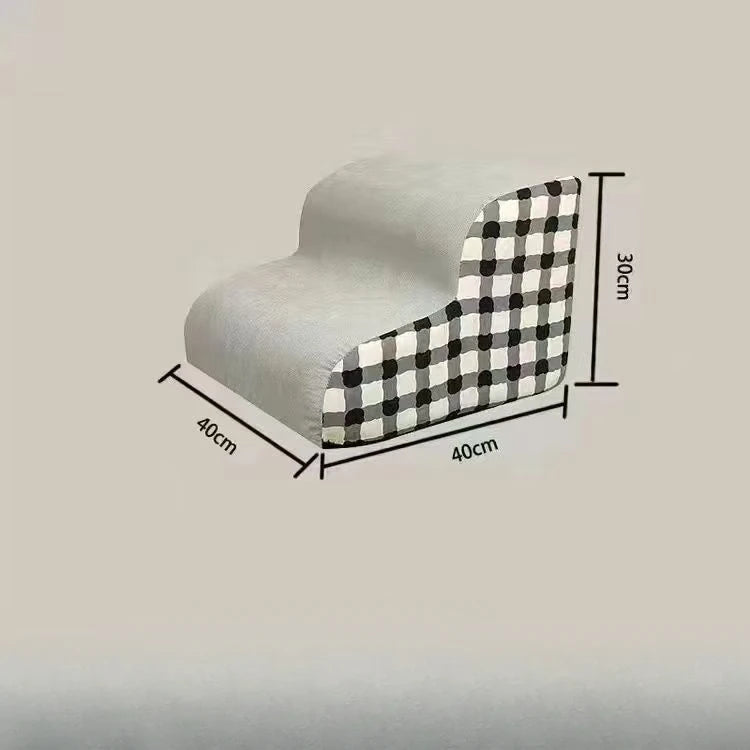 Escalier/rampe sécurisé(e) pour chien en mousse haute densité (2/3 marches), antidérapant(e), idéal(e) pour chiens âgés ou souffrant de douleurs articulaires. 5