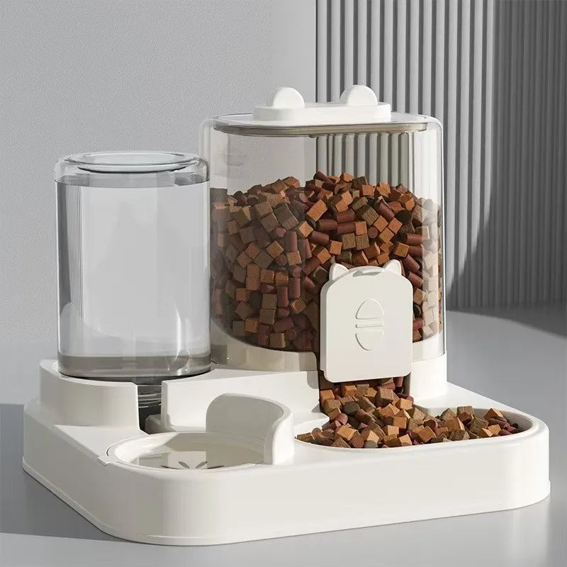 Gamelle automatique pour chiens et chats avec fontaine à eau, grande capacité, distributeur de nourriture pour animaux, accessoires pour chiots et autres animaux de compagnie 6