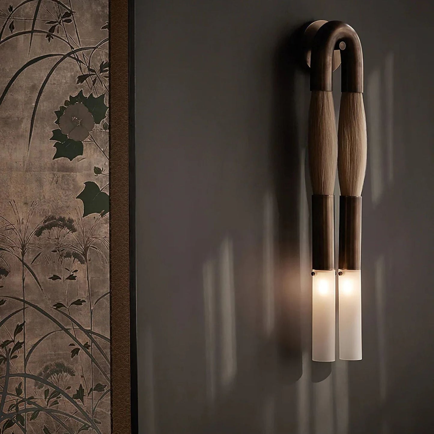 Joalezo Wall Sconce Lighting - Elegant Metal and Glass Wall Lamp for Modern Interiors, Industrial Design, Compatible with LED and Edison Bulbs