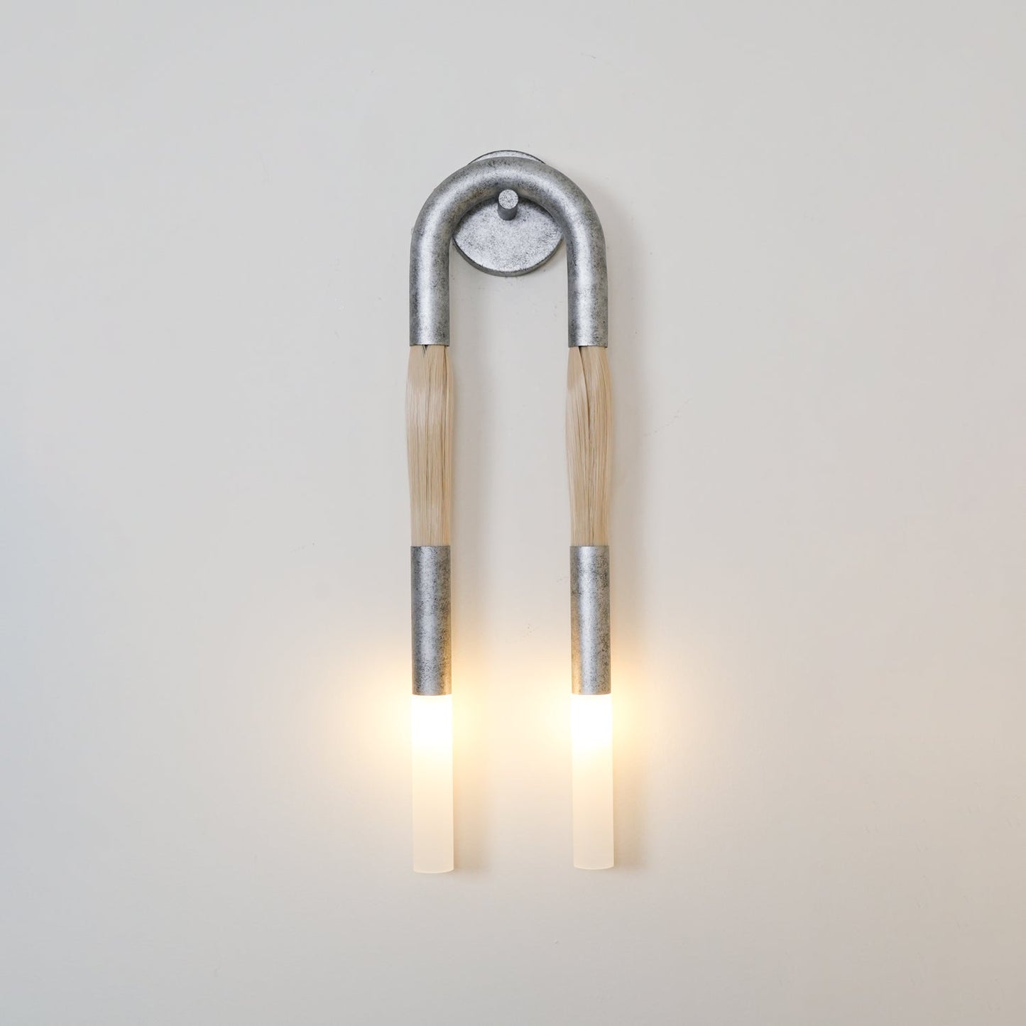 Joalezo Wall Sconce Lighting - Elegant Metal and Glass Wall Lamp for Modern Interiors, Industrial Design, Compatible with LED and Edison Bulbs