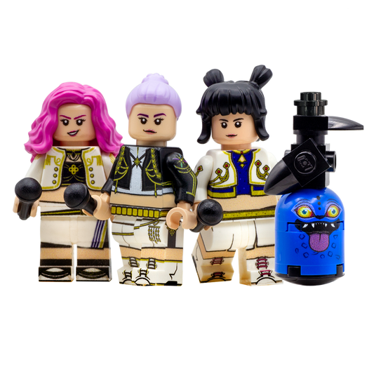K-Block Hunters Custom LEGO Minifigures - Unique K-Pop Inspired Figures for Collectors and Fans