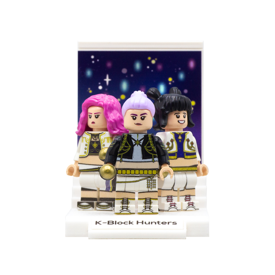 K-Block Hunters Custom LEGO Minifigures - Unique K-Pop Inspired Figures for Collectors and Fans