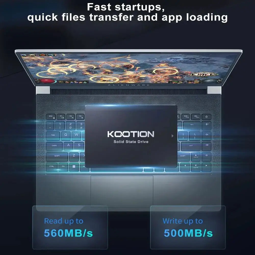 KOOTION 2,5palcový SSD pevný disk 1 TB 960 GB 512 GB 480 GB 256 GB 240 GB 128 GB 120 GB interní pevné disky