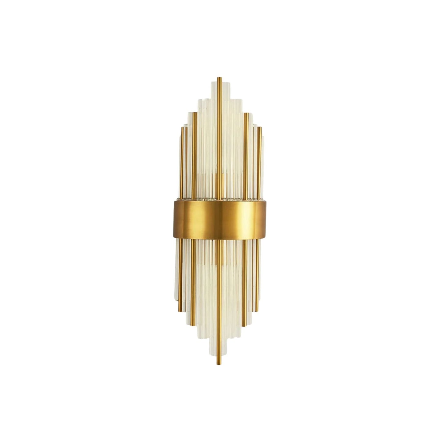 Modern Crystal Wall Sconce Lighting with Integrated LED - Elegant Wall Lamp for Living Rooms, Hallways, and Bedrooms