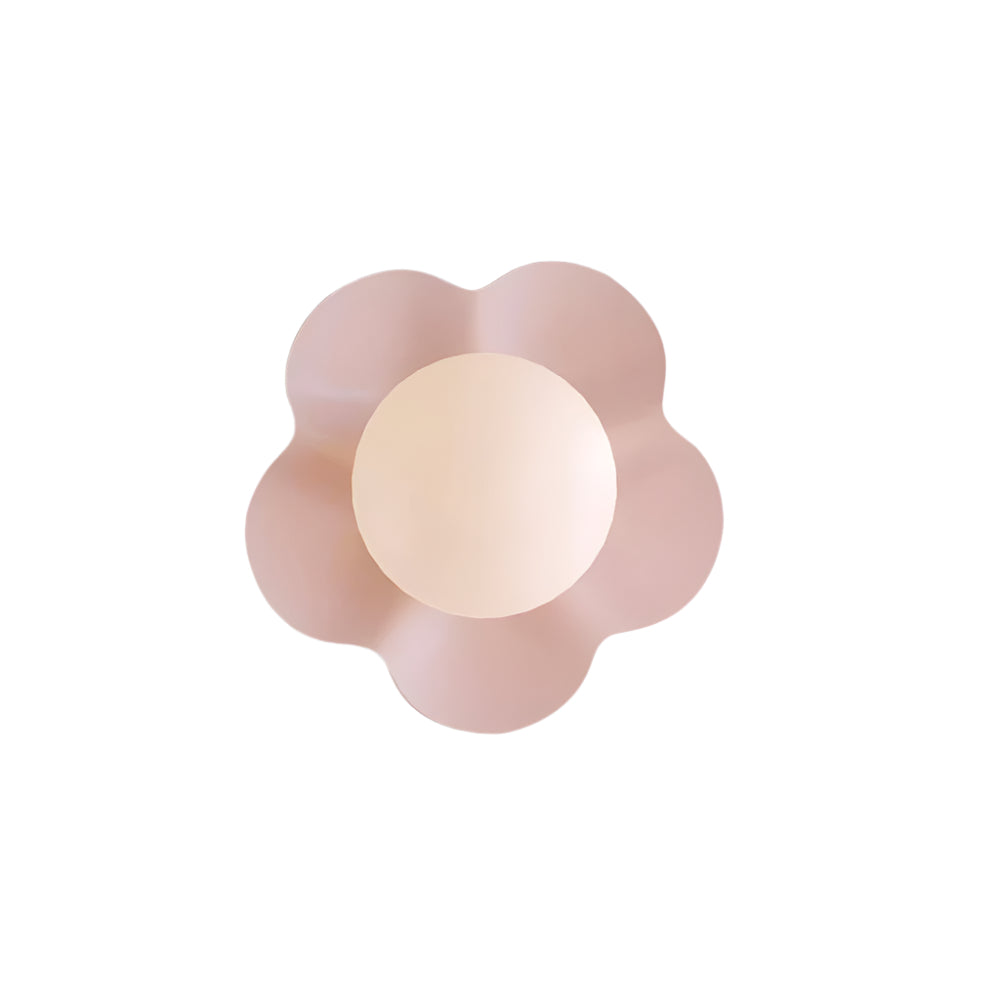Floral Wall Lamp with Mood Lighting for Children's Rooms