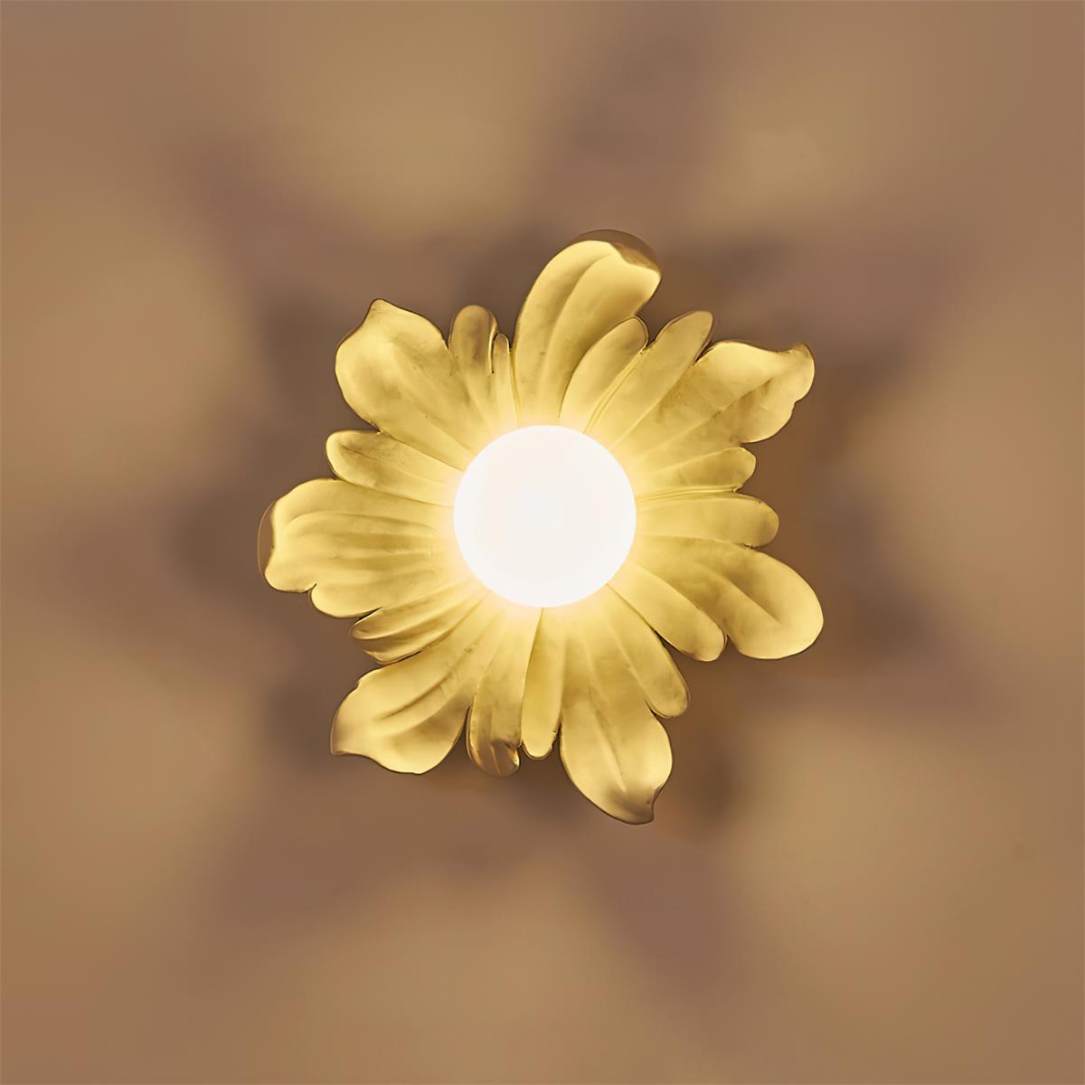 Flower Wall Lamp - Warm Light, Stylish Wall Sconce for Modern Interior Decor