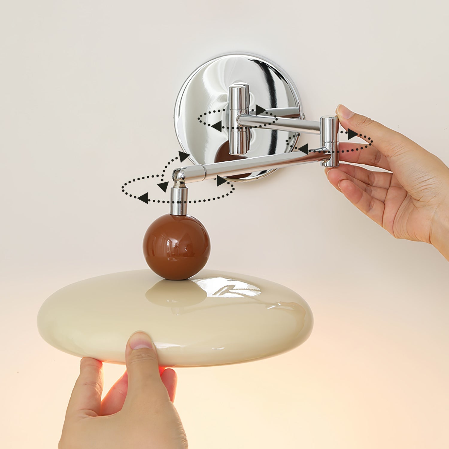 Laslon Adjustable Wall Lamp - Modern Design with Integrated LED for Versatile Home Lighting 7