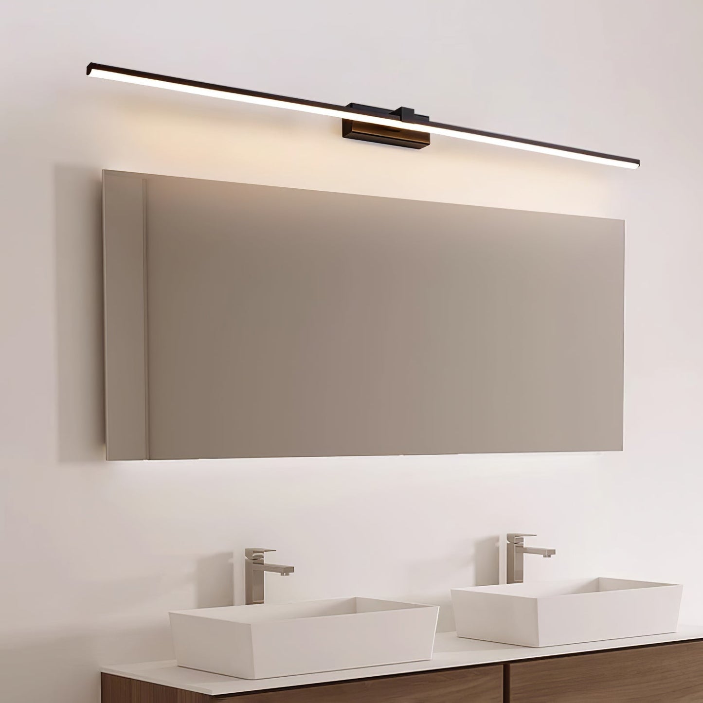Modern Wall Lamp with Integrated LED Lighting - Elegant Bathroom Wall Lights & Sconce Light for Stylish Interiors