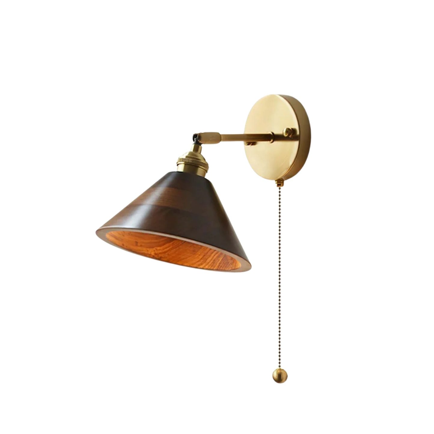 Lozon | Wall Lamp with Rotating Shade and Brass Design | Stylish Lighting for Modern Interiors