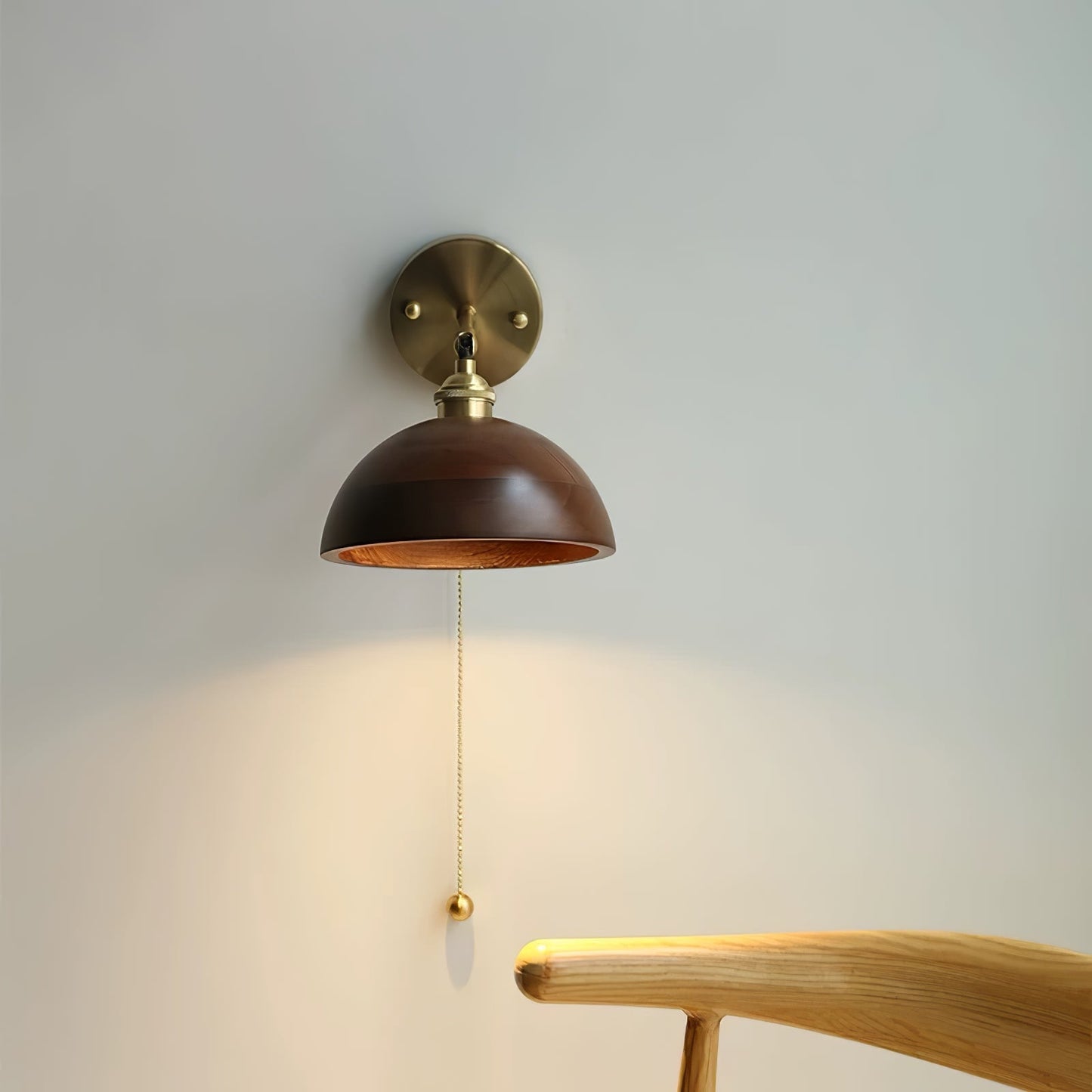 Lozon | Wall Lamp with Rotating Shade and Brass Design | Stylish Lighting for Modern Interiors