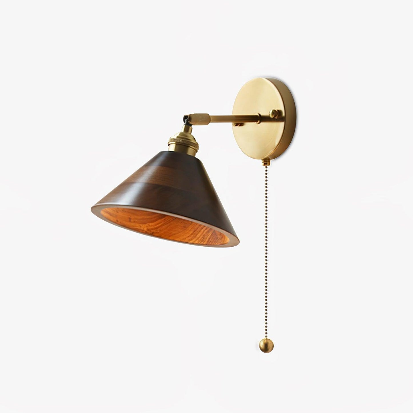 Lozon | Wall Lamp with Rotating Shade and Brass Design | Stylish Lighting for Modern Interiors