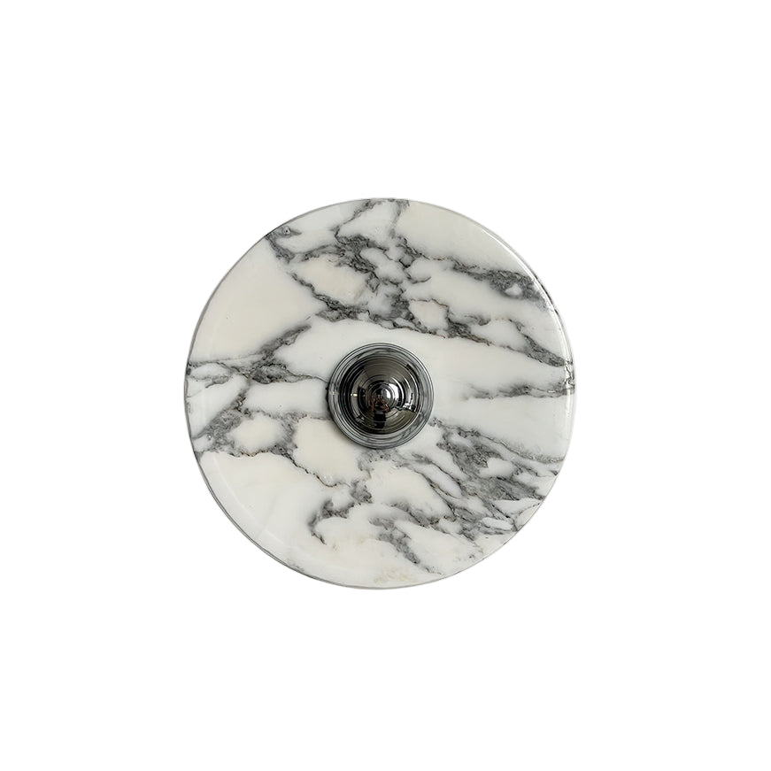 Lunetra Marble Wall Sconce Light with LED - Modern Elegant Design for Living Room, Bedroom, and Bathroom