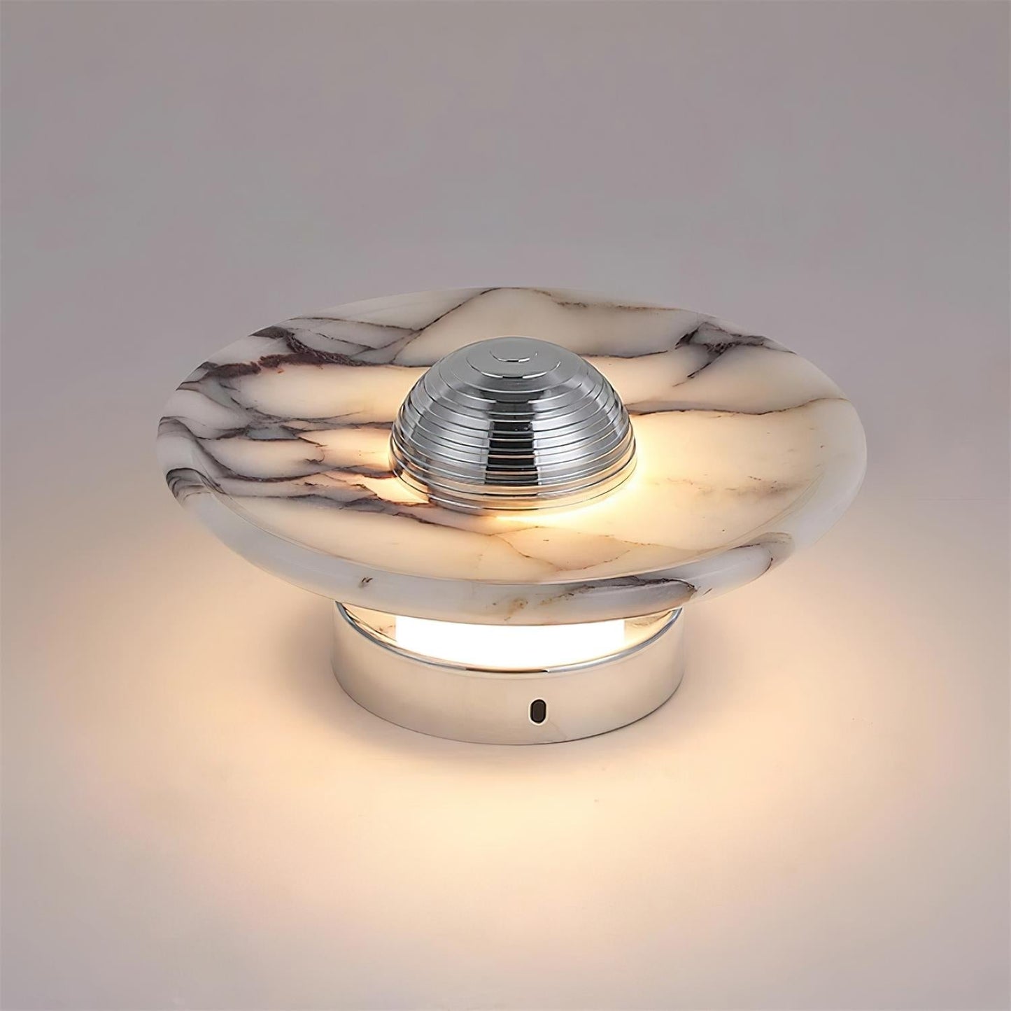 Lunetra Marble Wall Sconce Light with LED - Modern Elegant Design for Living Room, Bedroom, and Bathroom