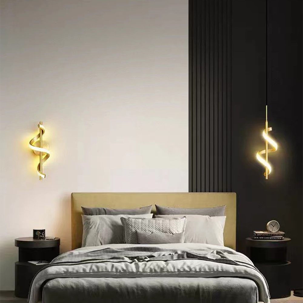 Lurevo Wall Sconce Lighting with LED and 3 Color Settings - Elegant Brass Design for Modern Interiors
