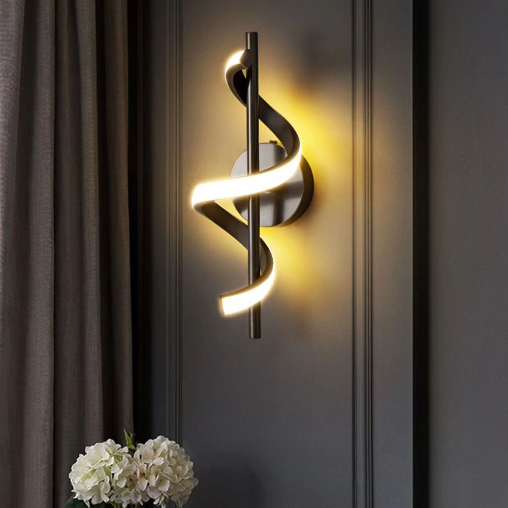 Lurevo Wall Sconce Lighting with LED and 3 Color Settings - Elegant Brass Design for Modern Interiors