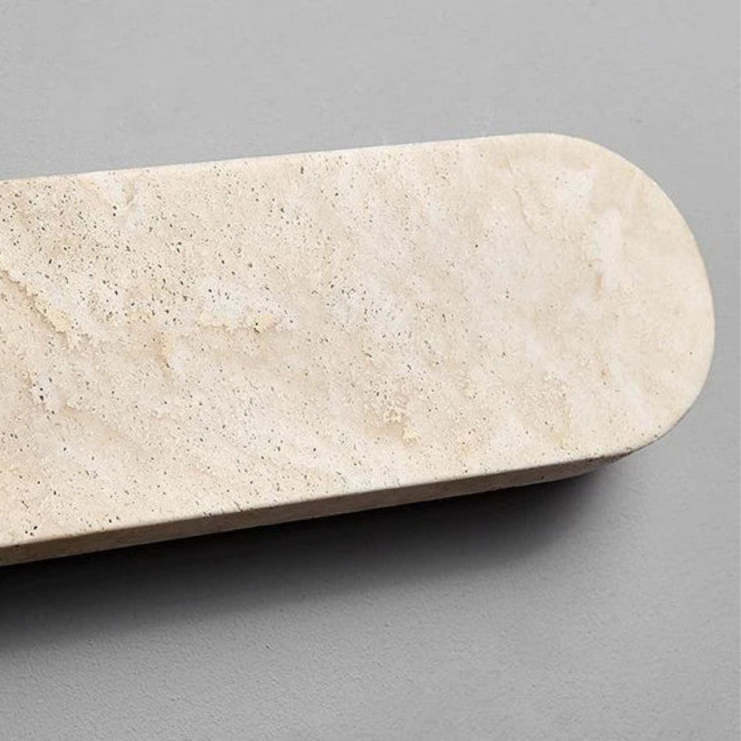 Luzora Natural Stone Wall Sconce Light with LED - Modern Wall Lamp for Cozy Atmosphere in Living Room or Bedroom