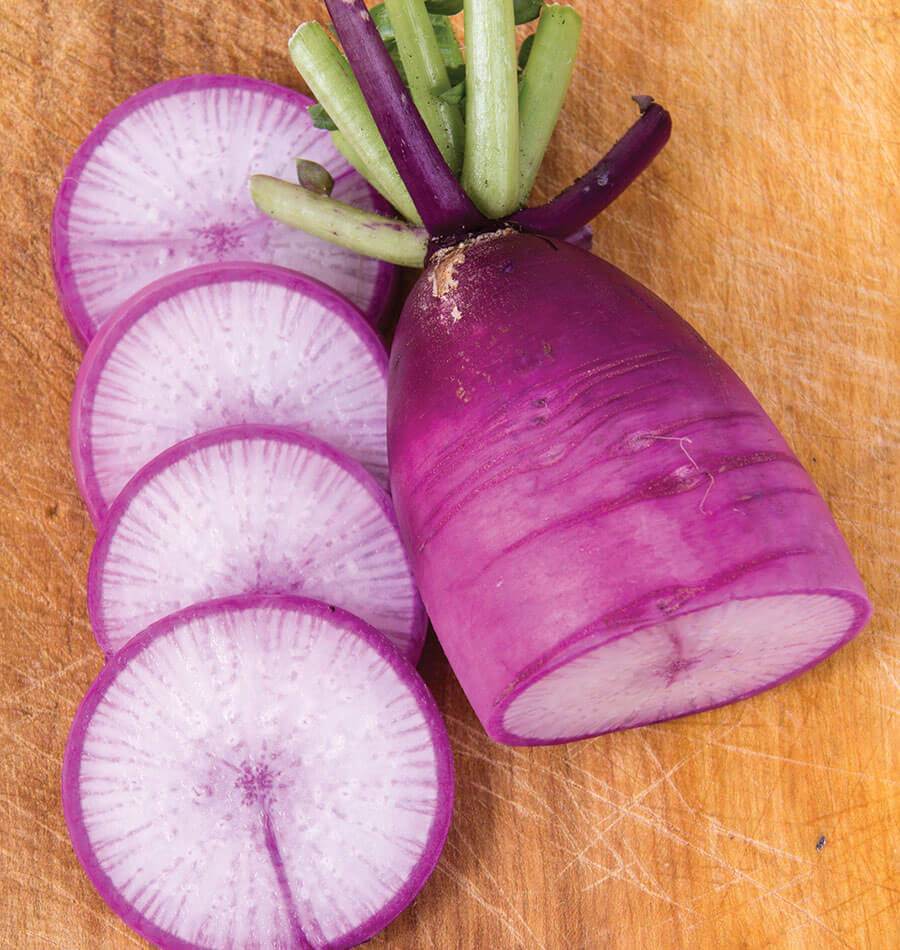 Mighty Mini Purple Daikon Radish Seeds – Ideal for Salads and Kimchi 0