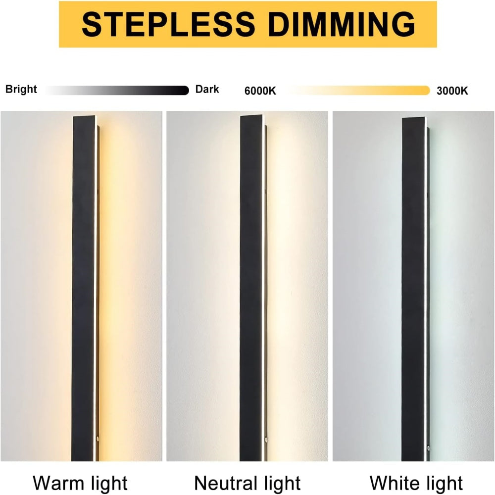Minimalist Outdoor Wall Sconce Light with IP65 Rating - Elegant LED Wall Lamp for Indoor and Outdoor Spaces