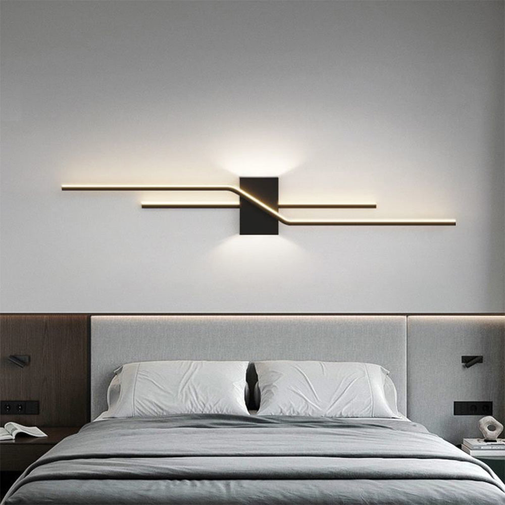 Modern LED Wall Sconce Lighting - Elegant Wall Lamp for Living Room and Bedroom, Warm Diffused Light, Minimalist Design