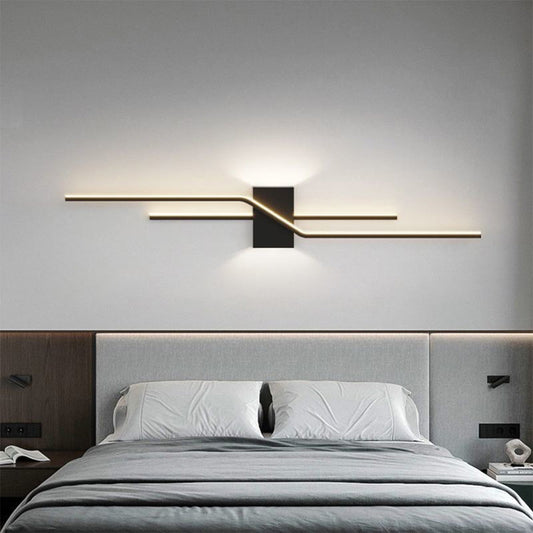 Modern LED Wall Sconce Lighting - Elegant Wall Lamp for Living Room and Bedroom, Warm Diffused Light, Minimalist Design