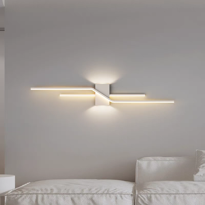 Modern LED Wall Sconce Lighting - Elegant Wall Lamp for Living Room and Bedroom, Warm Diffused Light, Minimalist Design