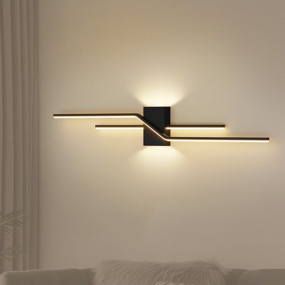 Modern LED Wall Sconce Lighting - Elegant Wall Lamp for Living Room and Bedroom, Warm Diffused Light, Minimalist Design
