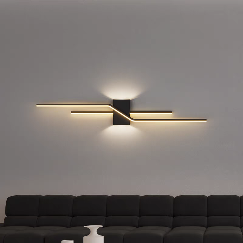 Modern LED Wall Sconce Lighting - Elegant Wall Lamp for Living Room and Bedroom, Warm Diffused Light, Minimalist Design
