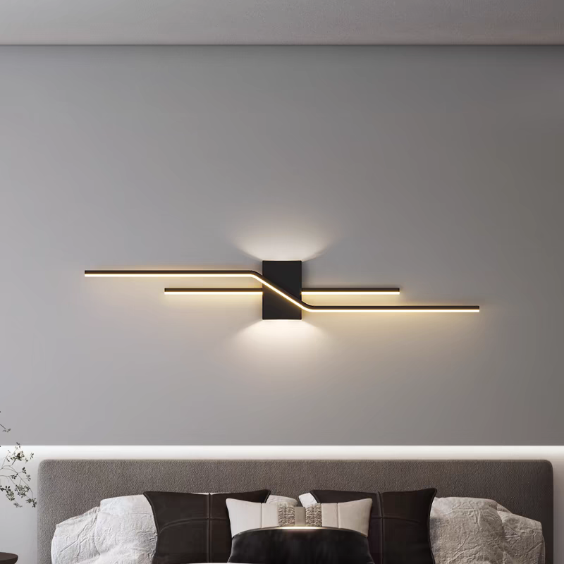 Modern LED Wall Sconce Lighting - Elegant Wall Lamp for Living Room and Bedroom, Warm Diffused Light, Minimalist Design