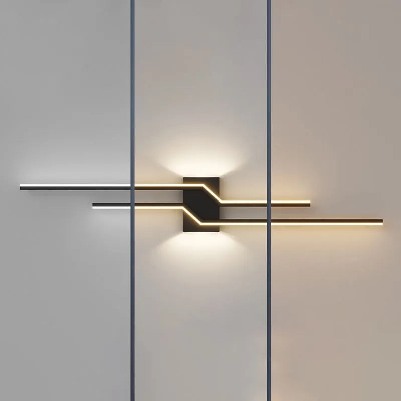 Modern LED Wall Sconce Lighting - Elegant Wall Lamp for Living Room and Bedroom, Warm Diffused Light, Minimalist Design