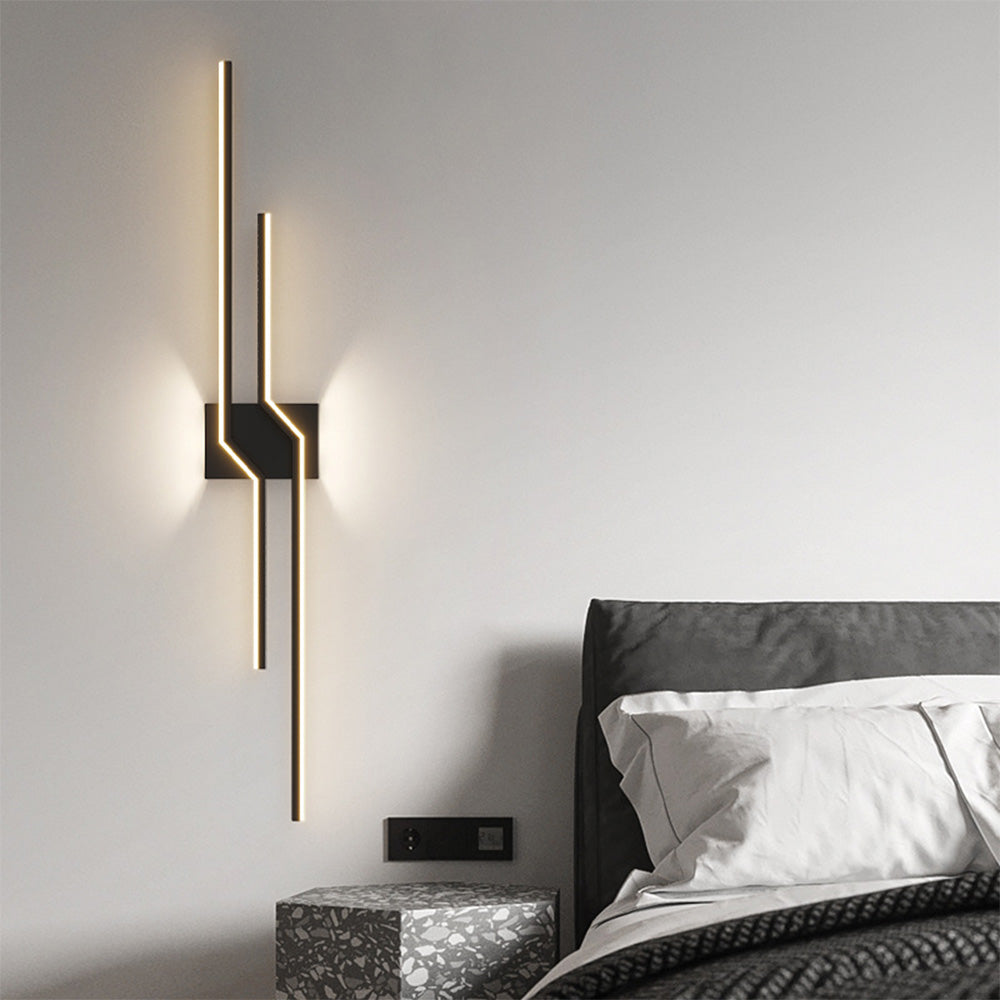 Modern LED Wall Sconce Lighting - Elegant Wall Lamp for Living Room and Bedroom, Warm Diffused Light, Minimalist Design
