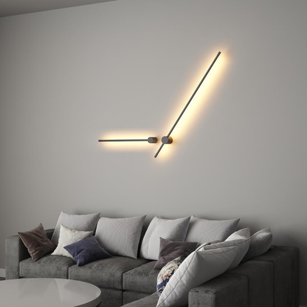 Modern Linear Wall Lamp with Integrated LED - Minimalist Wall Sconce Lighting for Stylish Interiors