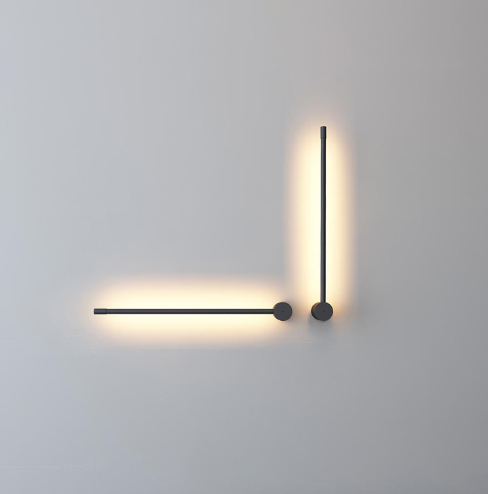 Modern Linear Wall Lamp with Integrated LED - Minimalist Wall Sconce Lighting for Stylish Interiors
