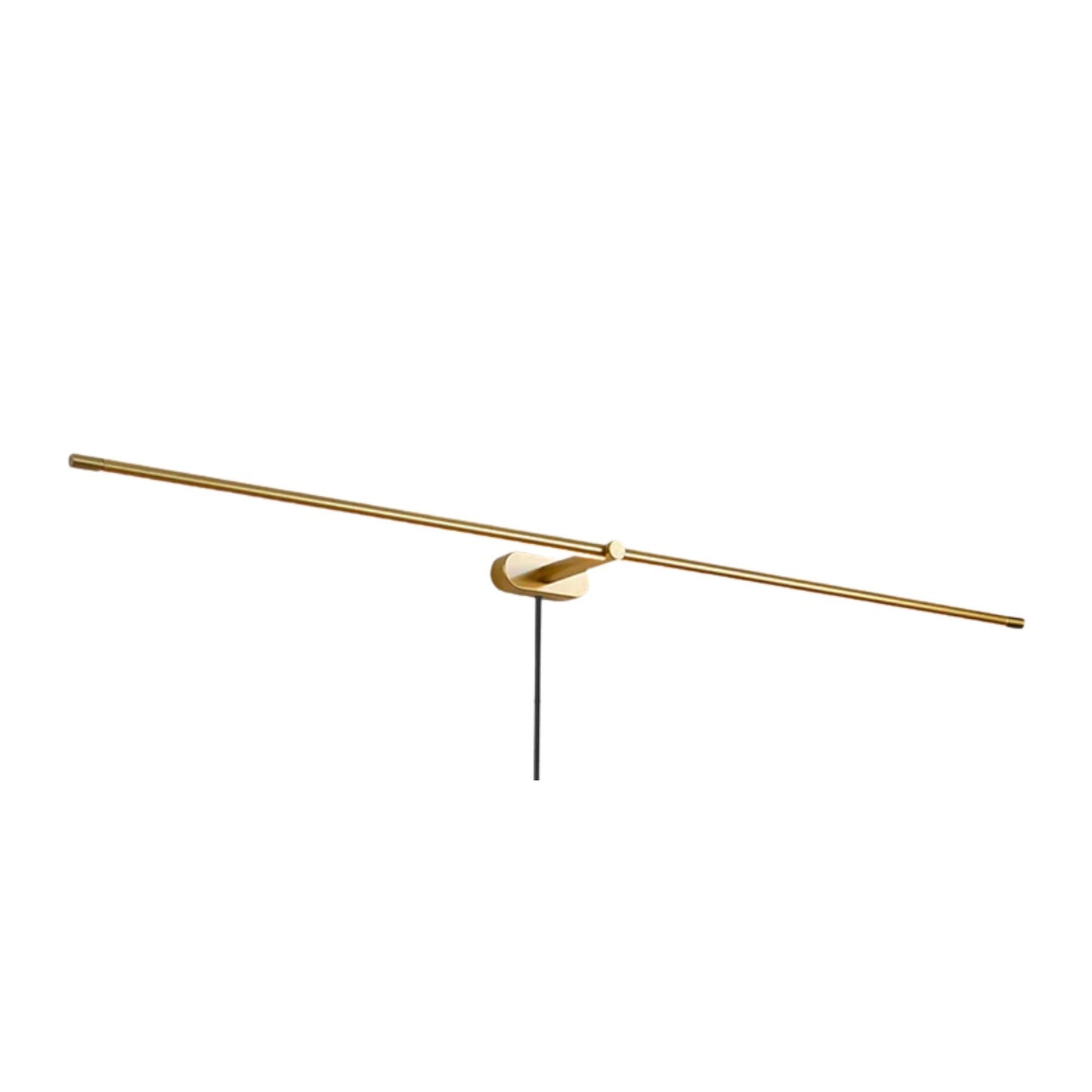 Modern Linear Wall Sconce Lighting - Elegant LED Wall Lamp for Atmospheric Home Decor in Matte Black and Brushed Gold
