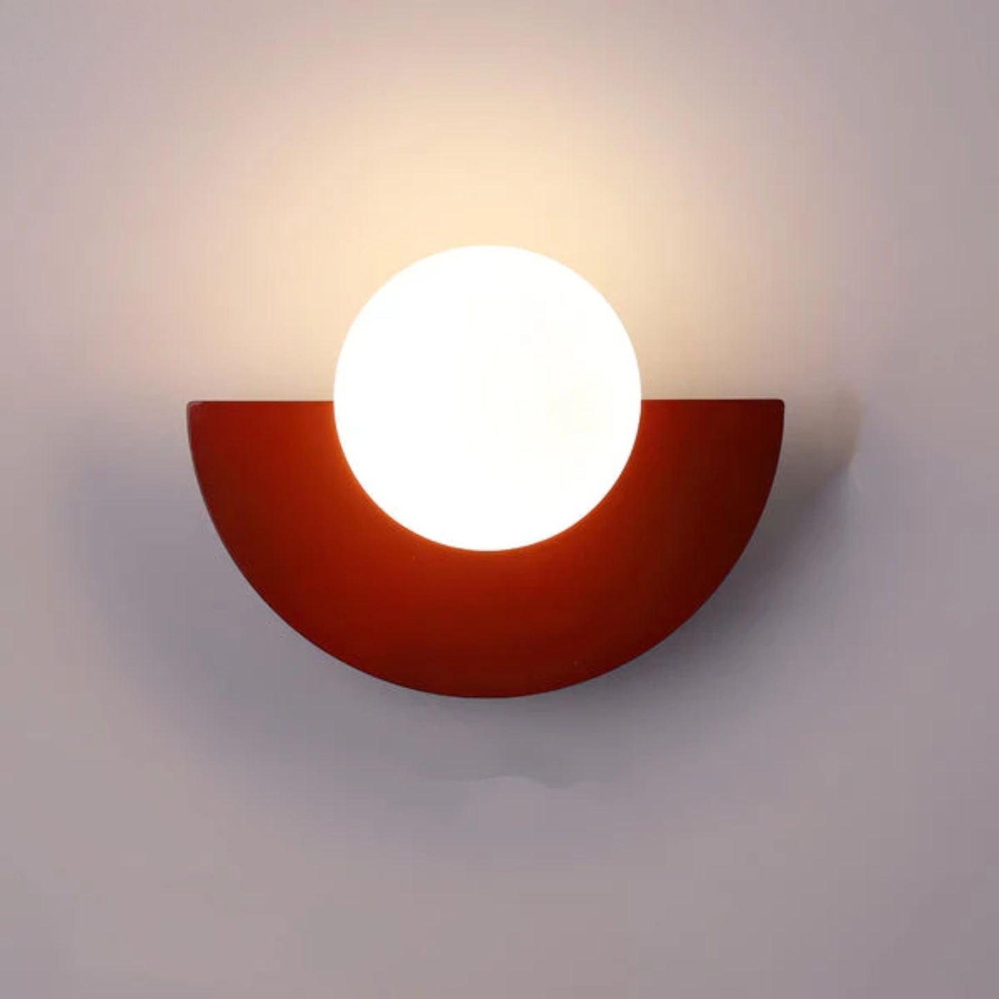 Modern Geometric Wall Sconce Lighting with Warm LED, Stylish Wall Lamp for Bedroom and Hallway