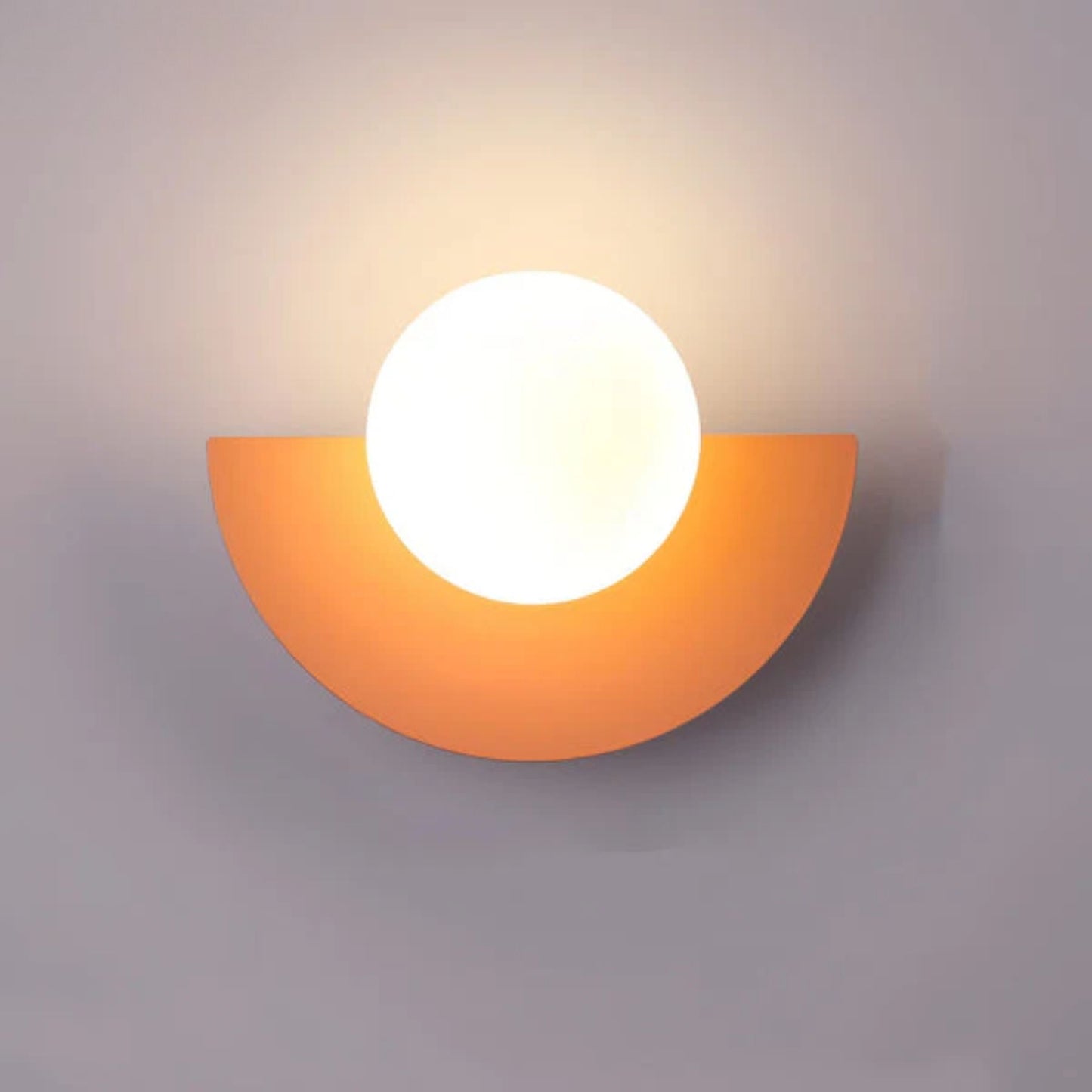 Modern Geometric Wall Sconce Lighting with Warm LED, Stylish Wall Lamp for Bedroom and Hallway
