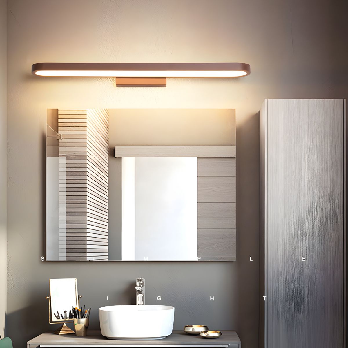 Modern LED Bathroom Wall Lights - Elegant Aluminum Wall Sconce Lighting for Stylish Illumination