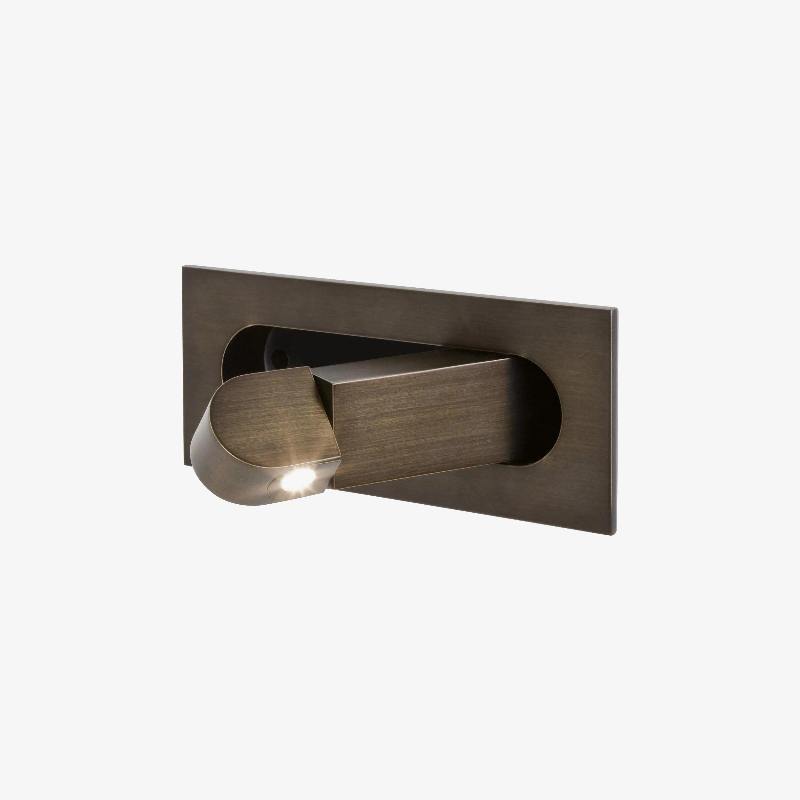 Modern Adjustable Wall Sconce Lighting with LED, Flexible Design for Bedroom, Hallway, and Reading Nook - Aluminum and Metal Construction
