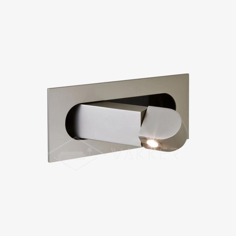 Modern Adjustable Wall Sconce Lighting with LED, Flexible Design for Bedroom, Hallway, and Reading Nook - Aluminum and Metal Construction