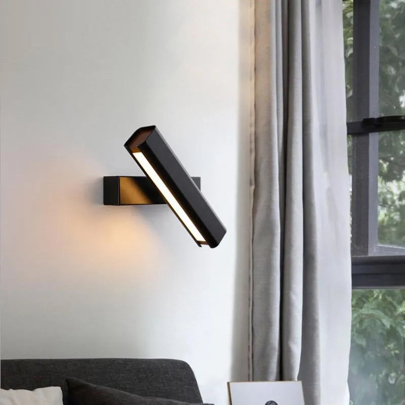 Modern Wall Lamp with Swivel Light Bar and 6W LED | Elegant Design for Stylish Interior Lighting