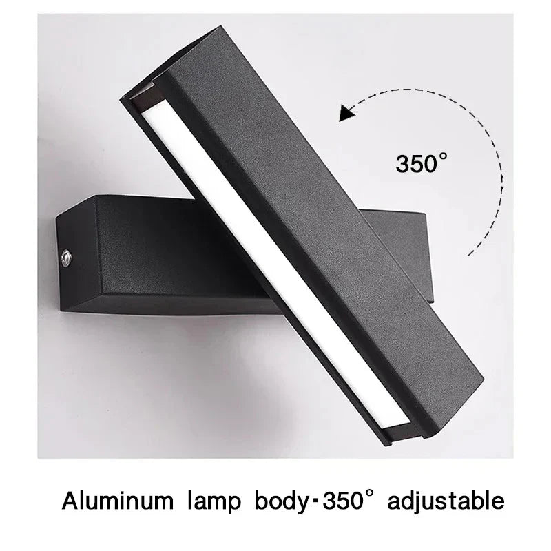 Modern Wall Lamp with Swivel Light Bar and 6W LED | Elegant Design for Stylish Interior Lighting