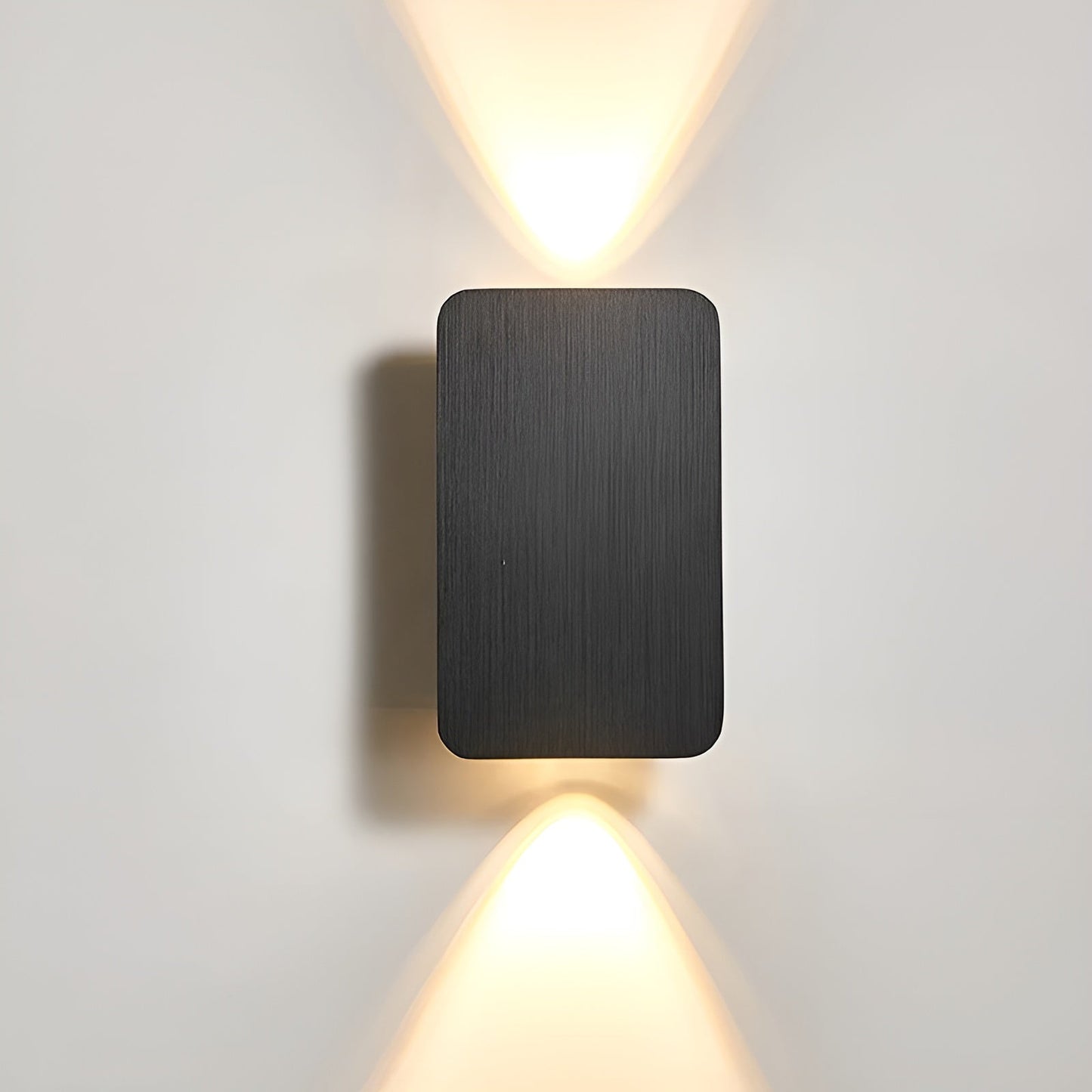 Modern Wall Light Sconce - Elegant Rectangular Design with Warm Dual Beam for Cozy Atmosphere, Ideal for Living Room and Bedroom
