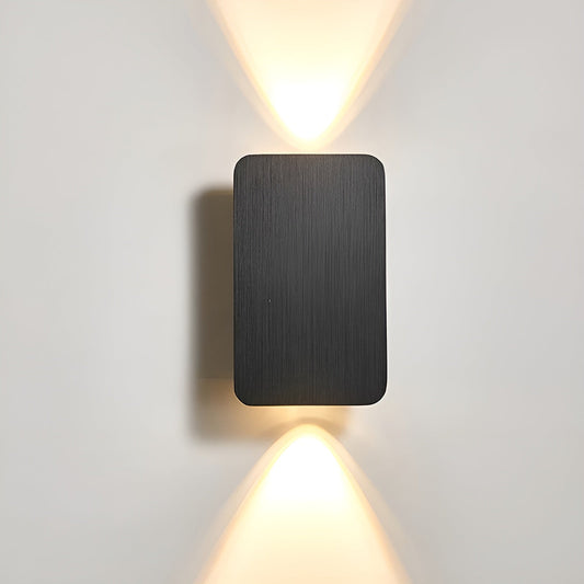 Modern Wall Light Sconce - Elegant Rectangular Design with Warm Dual Beam for Cozy Atmosphere, Ideal for Living Room and Bedroom